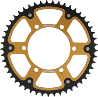 SUPERSPROX Stealth Rear Sprocket 49 Tooth Gold Kawasaki/Yamaha/Suzuki