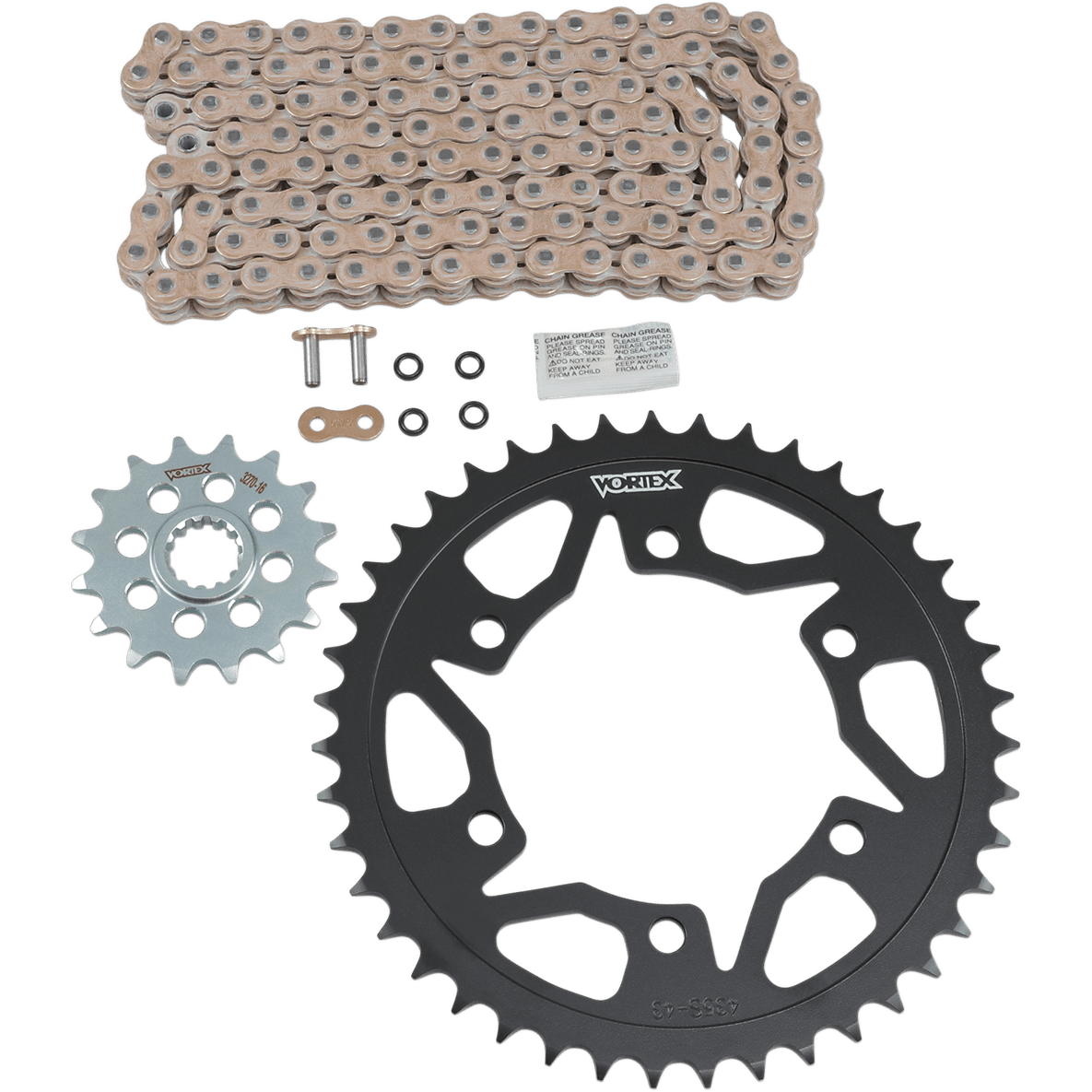 VORTEX Chain Kit Gold Suzuki GSX-R 600 CKG6402