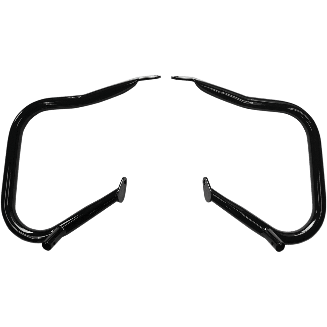 DRAG SPECIALTIES Rear Saddlebag Bars Black Touring