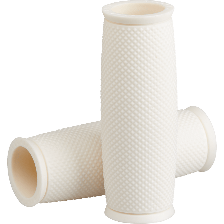 BILTWELL Replacement Grip Sleeves Alumicore 1" Recoil White