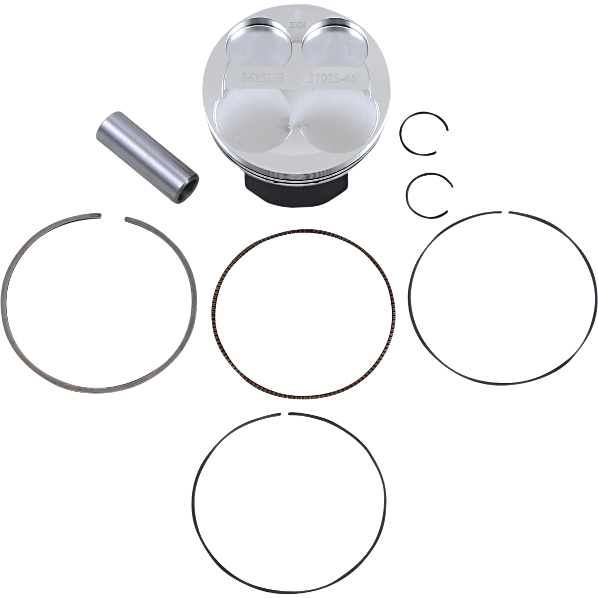 WOSSNER Piston Kit 76.97 mm Kawasaki