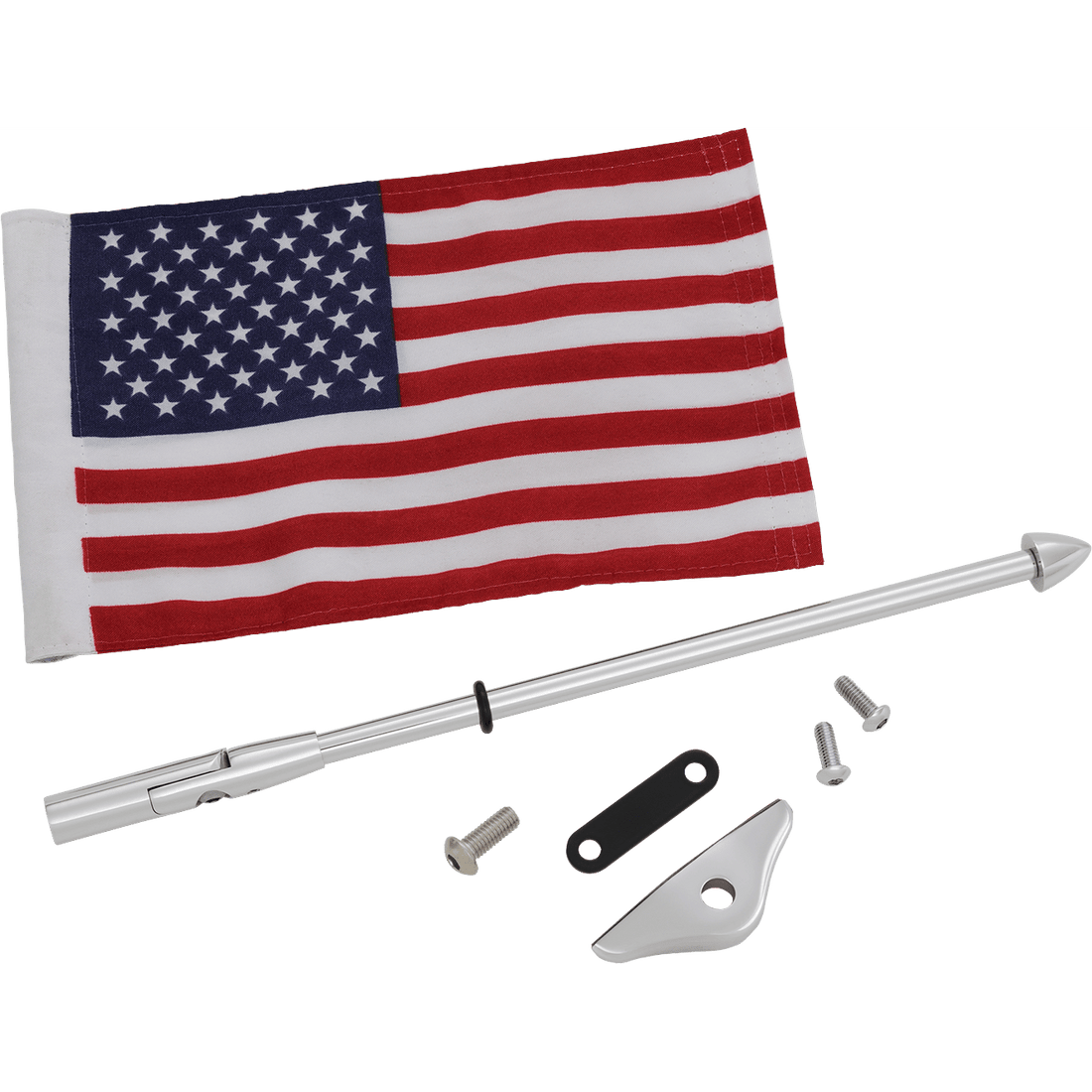 SHOW CHROME Folding Flag Pole Chrome GL 1800 52965