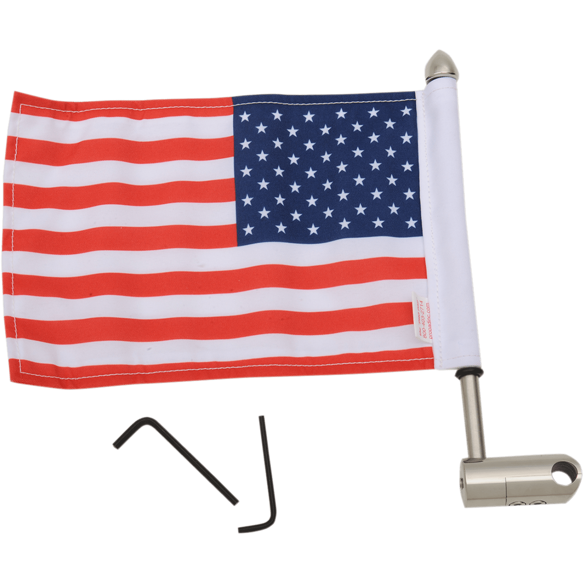 PRO PAD Luggage Rack Flag Mount 1/2" Round With 10" X 15" Flag RFMRDHB1215