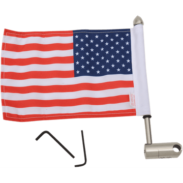 PRO PAD Luggage Rack Flag Mount 1/2" Round With 10" X 15" Flag RFMRDHB1215