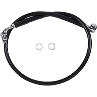 DRAG SPECIALTIES Brake Line +4" Black '18-'21 Softail