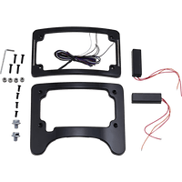 CUSTOM DYNAMICS License Plate Frame/Turn Signal Eliminator Black TSELIM06BCMB