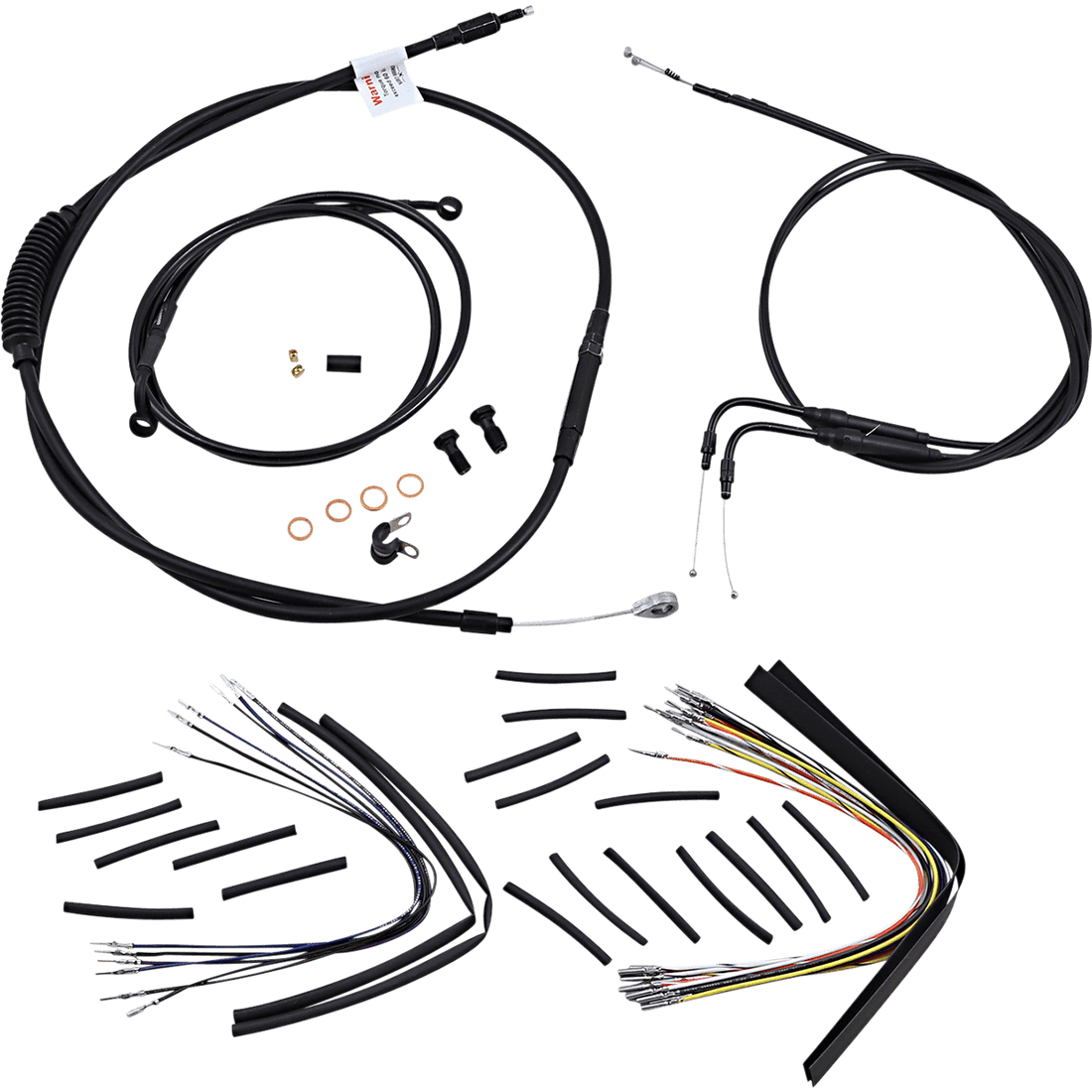 BURLY BRAND Control Kit 16" Ape Hanger Handlebars B301015