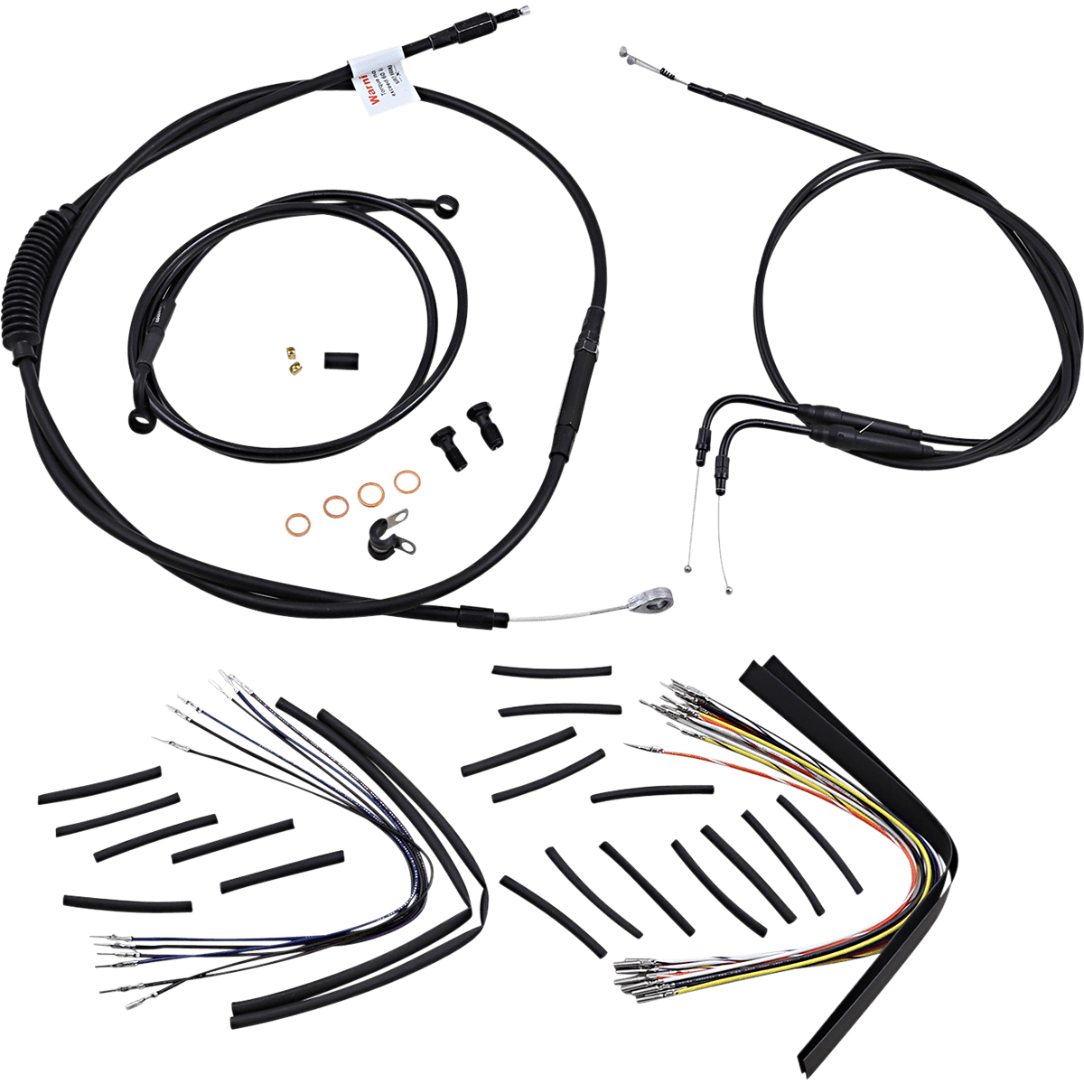 BURLY BRAND Control Kit 16" Ape Hanger Handlebars B301015