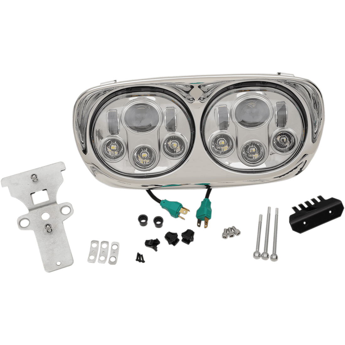 HEADWINDS 5.75" Headlight Assembly 99-13 FLTR Chrome 8955202CA