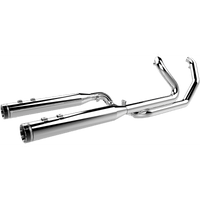 KHROME WERKS 2:2 Dominator Exhaust System Chrome '09-'16 FL With 4-1/2" Muffler 200630