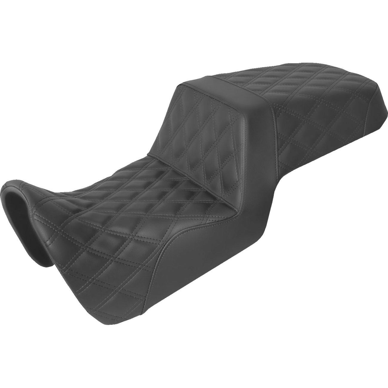 SADDLEMEN Step-Up Seat Full Lattice Stitch Black Pan America '21-'23 82134175