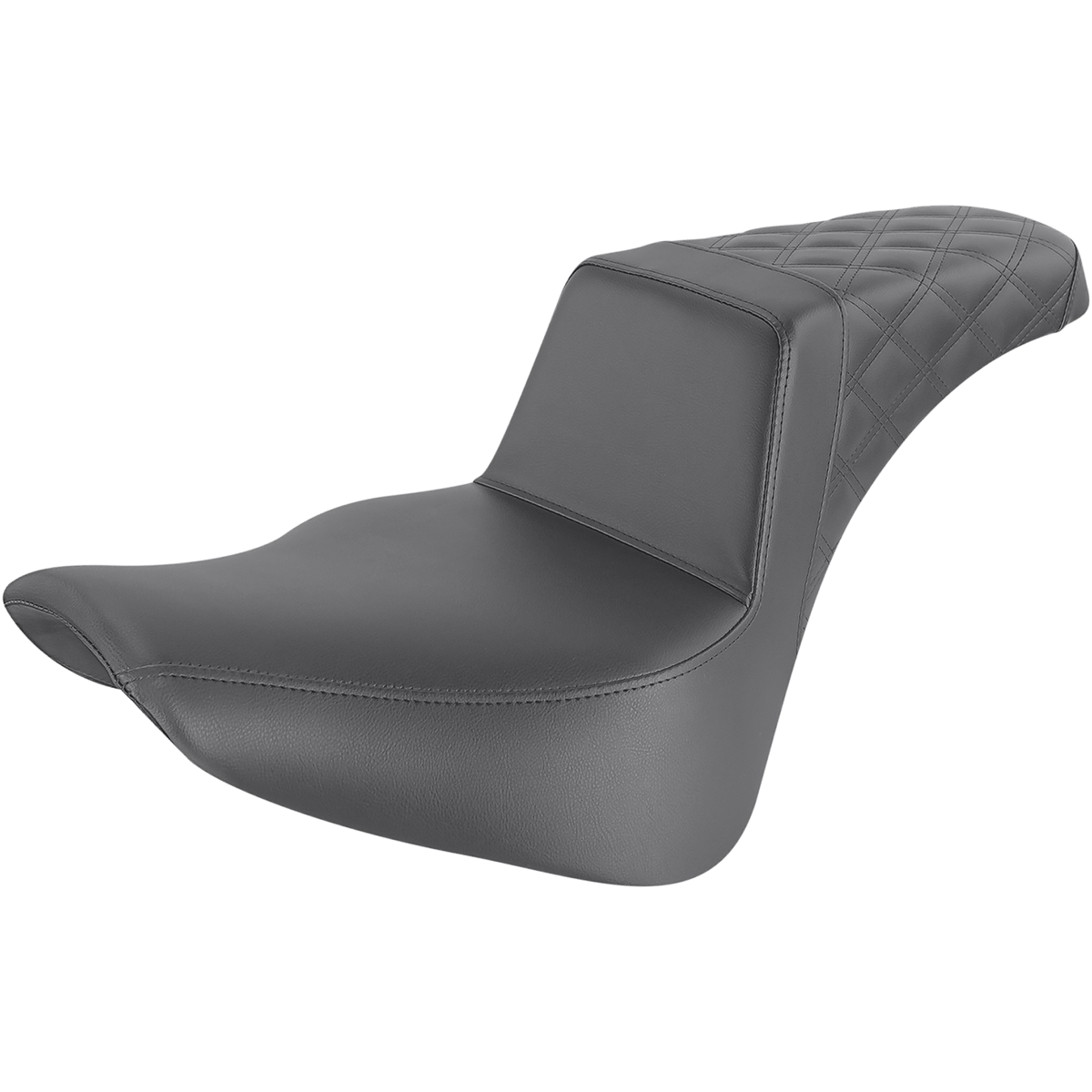 SADDLEMEN Step-Up Seat Rear Lattice Stitch Black 81833173