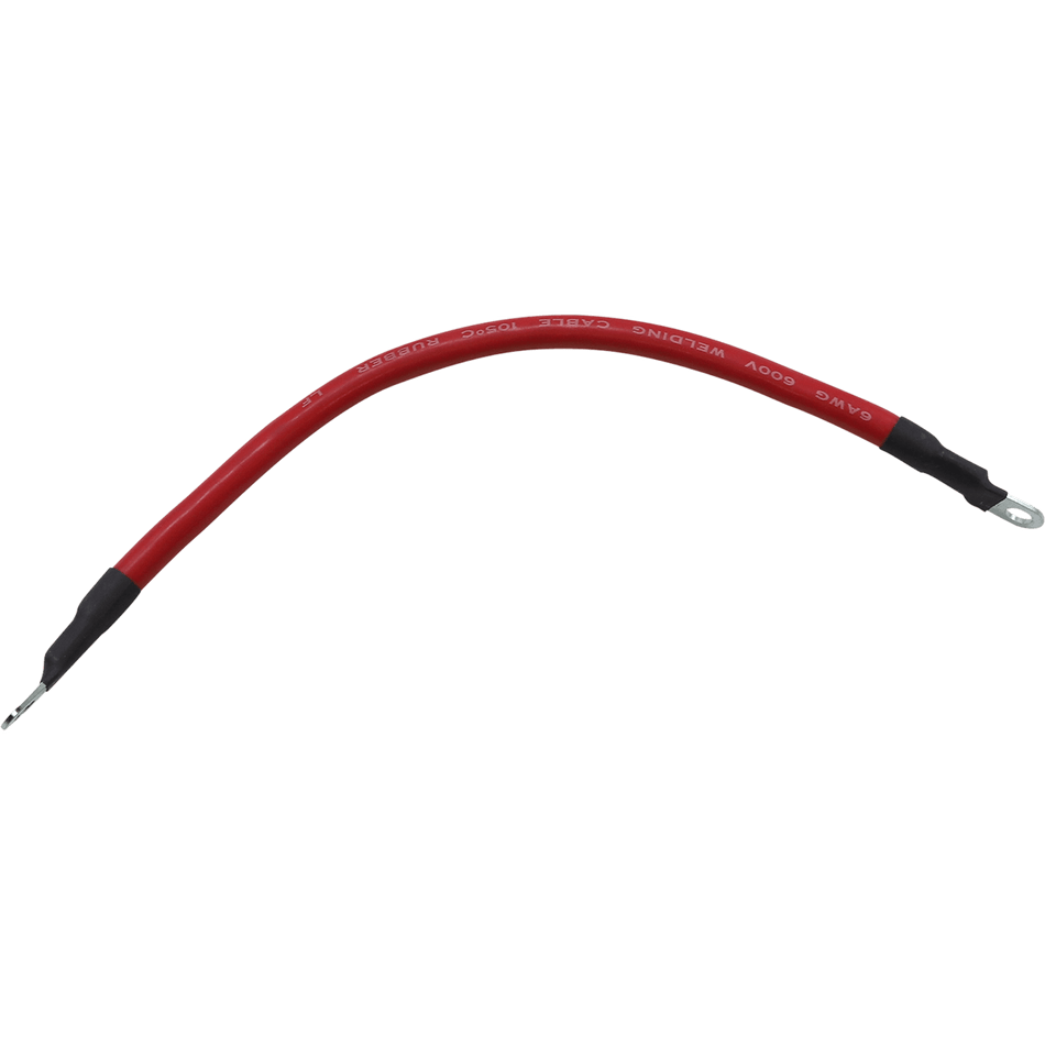 MOOSE RACING Battery Cable 10" Red