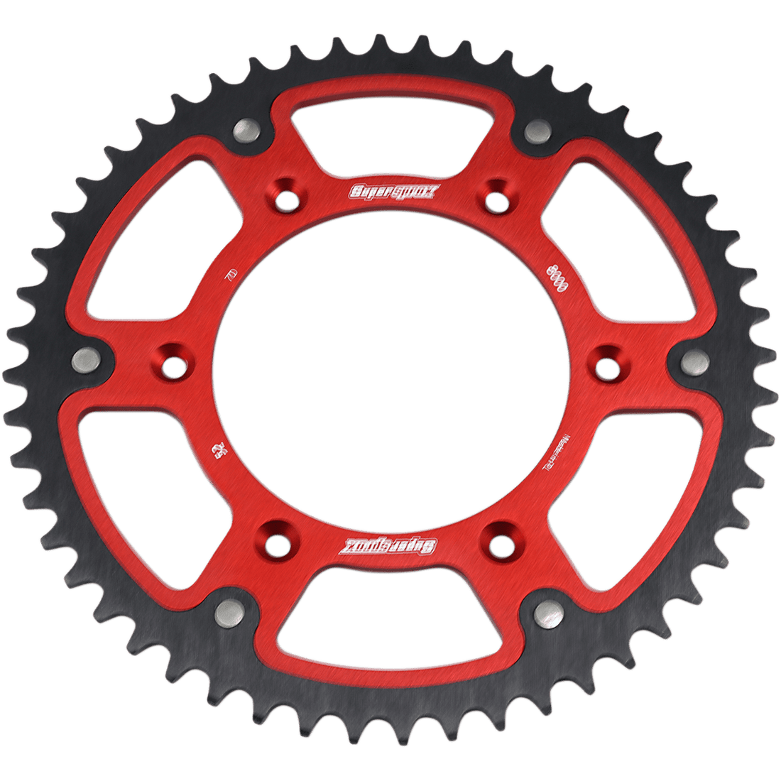 SUPERSPROX Stealth Rear Sprocket 52 Tooth Red Beta RST800052RED