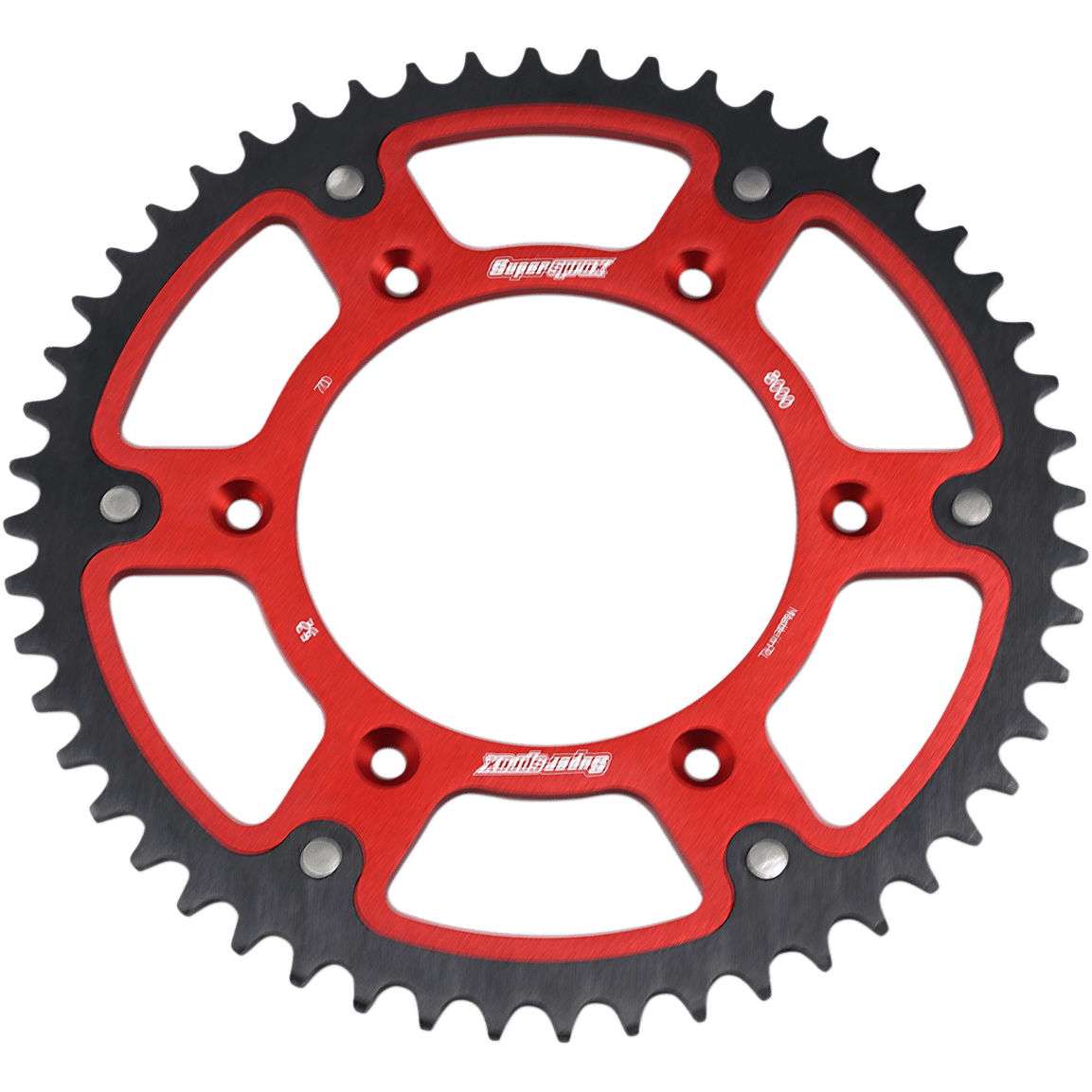 SUPERSPROX Stealth Rear Sprocket 52 Tooth Red Beta RST800052RED