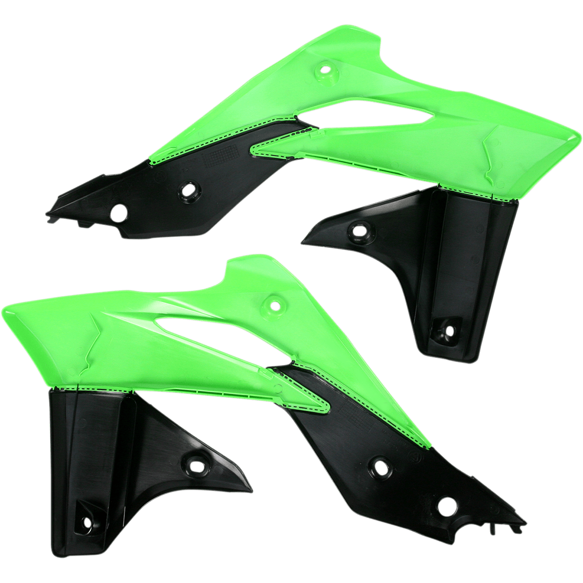 ACERBIS Radiator Shrouds Green/Black