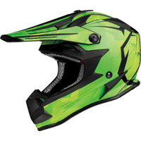 MOOSE RACING Youth F.I. Helmet Agroid Camo MIPS® Yellow/Green Medium 01111524