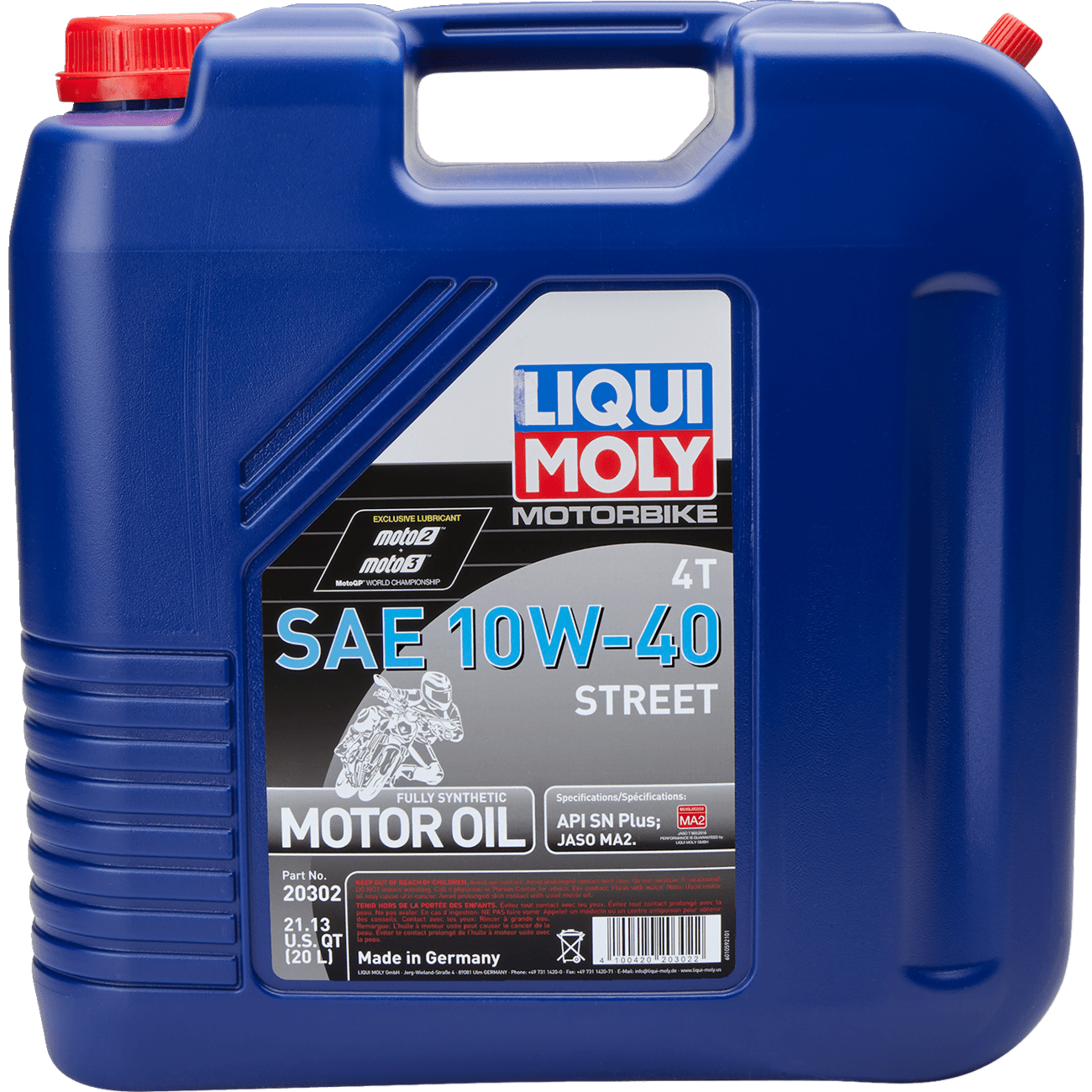 LIQUI MOLY Street 4T Oil 10W-40 20L 20302