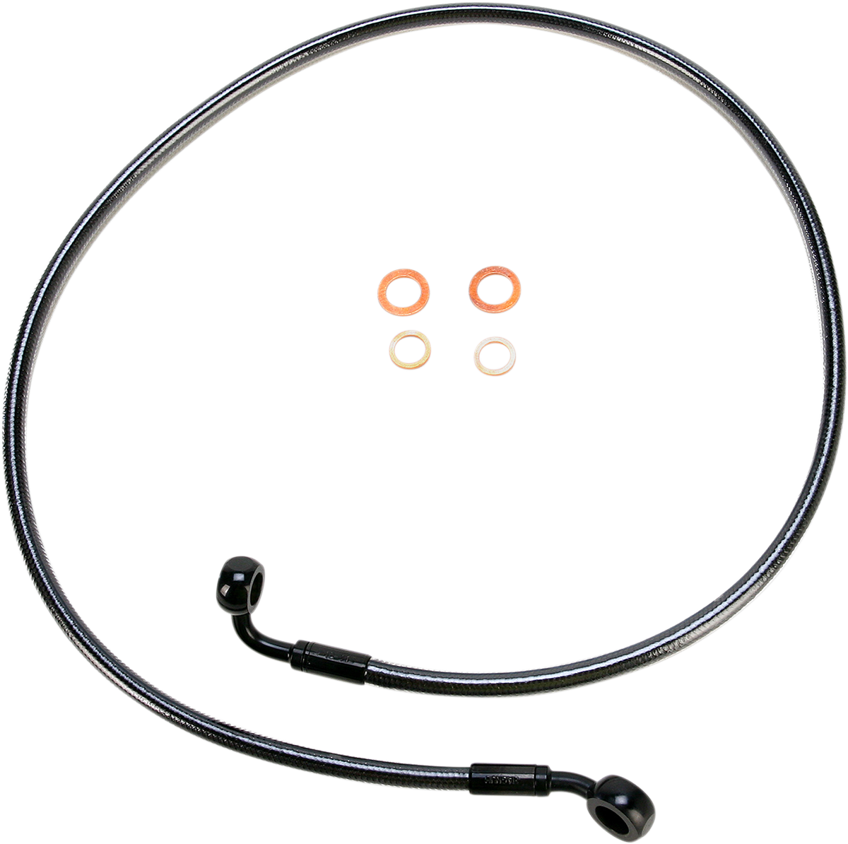 MAGNUM SHIELDING Brake Line 35/90° 38" Black Pearl 46138SW