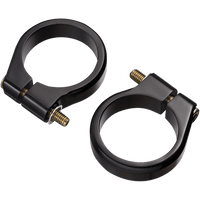 JOKER MACHINE Fork Tube Signal Clamps 49 mm Black 052133B