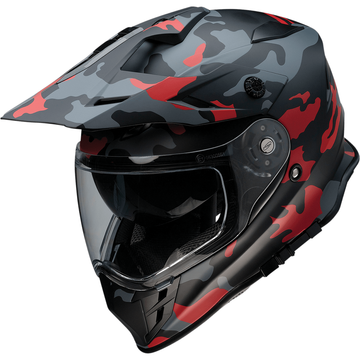 Z1R Range Helmet Camo Red Medium