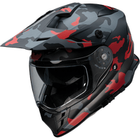 Z1R Range Helmet Camo Red Medium