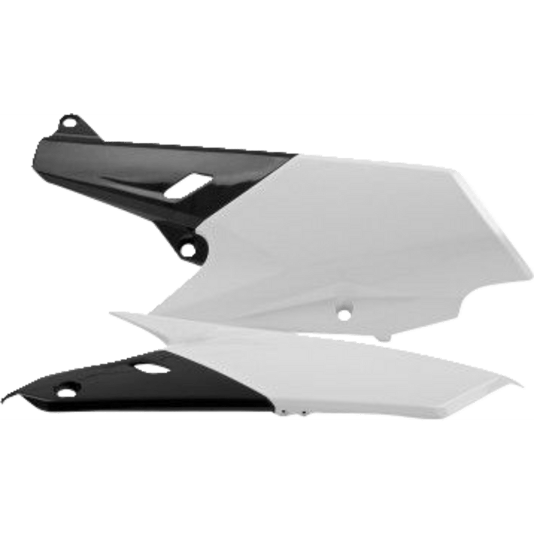 POLISPORT Side Panels OEM White/Black YZF 250/450 | WRF 250/450