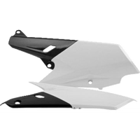 POLISPORT Side Panels OEM White/Black YZF 250/450 | WRF 250/450