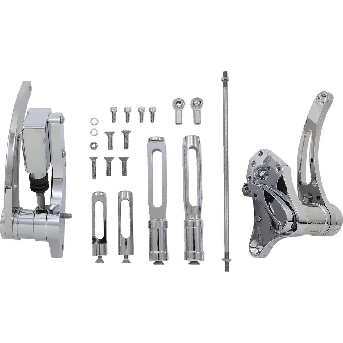 ACCUTRONIX Forward Control Slotted Chrome FC103SSC