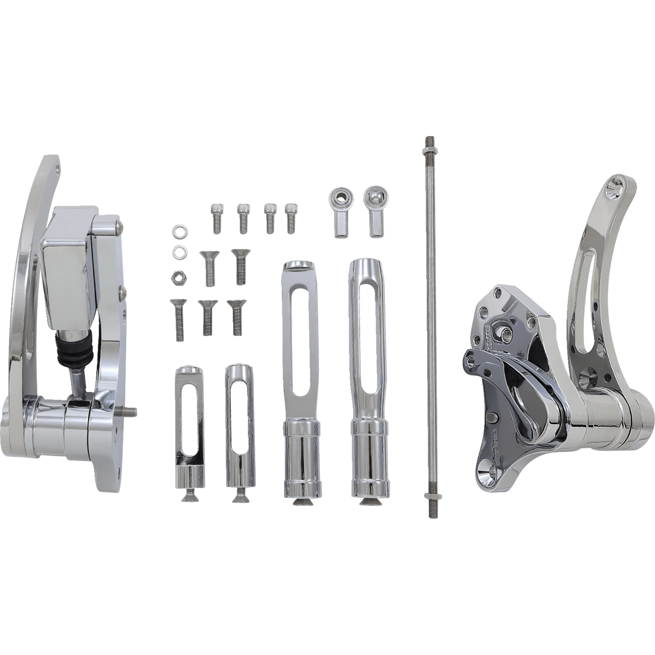 ACCUTRONIX Forward Control Slotted Chrome FC103SSC