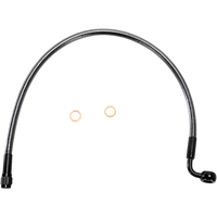 MAGNUM SHIELDING Brake Line 10 mm-90° 19" Black Pearl