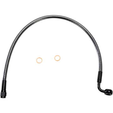 MAGNUM SHIELDING Brake Line 10 mm-90° 19" Black Pearl