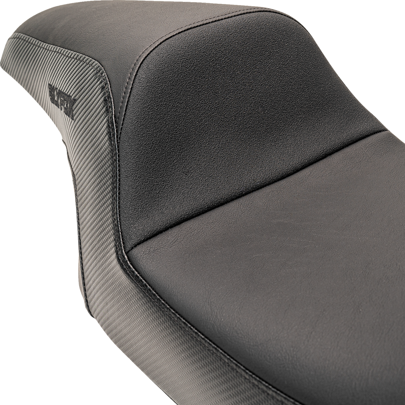 SLYFOX Slyfox Seat Black Logo Smooth Vinyl Carbon Fiber FL '08-'23 08011614