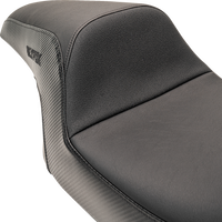 SLYFOX Slyfox Seat Black Logo Smooth Vinyl Carbon Fiber FL '08-'23 08011614