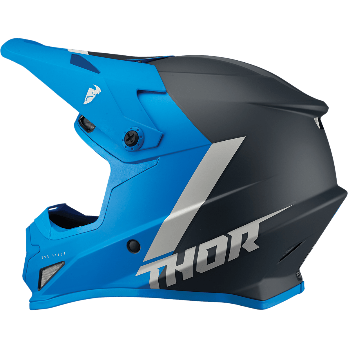 THOR Sector Helmet Chev Blue/Light Gray Medium