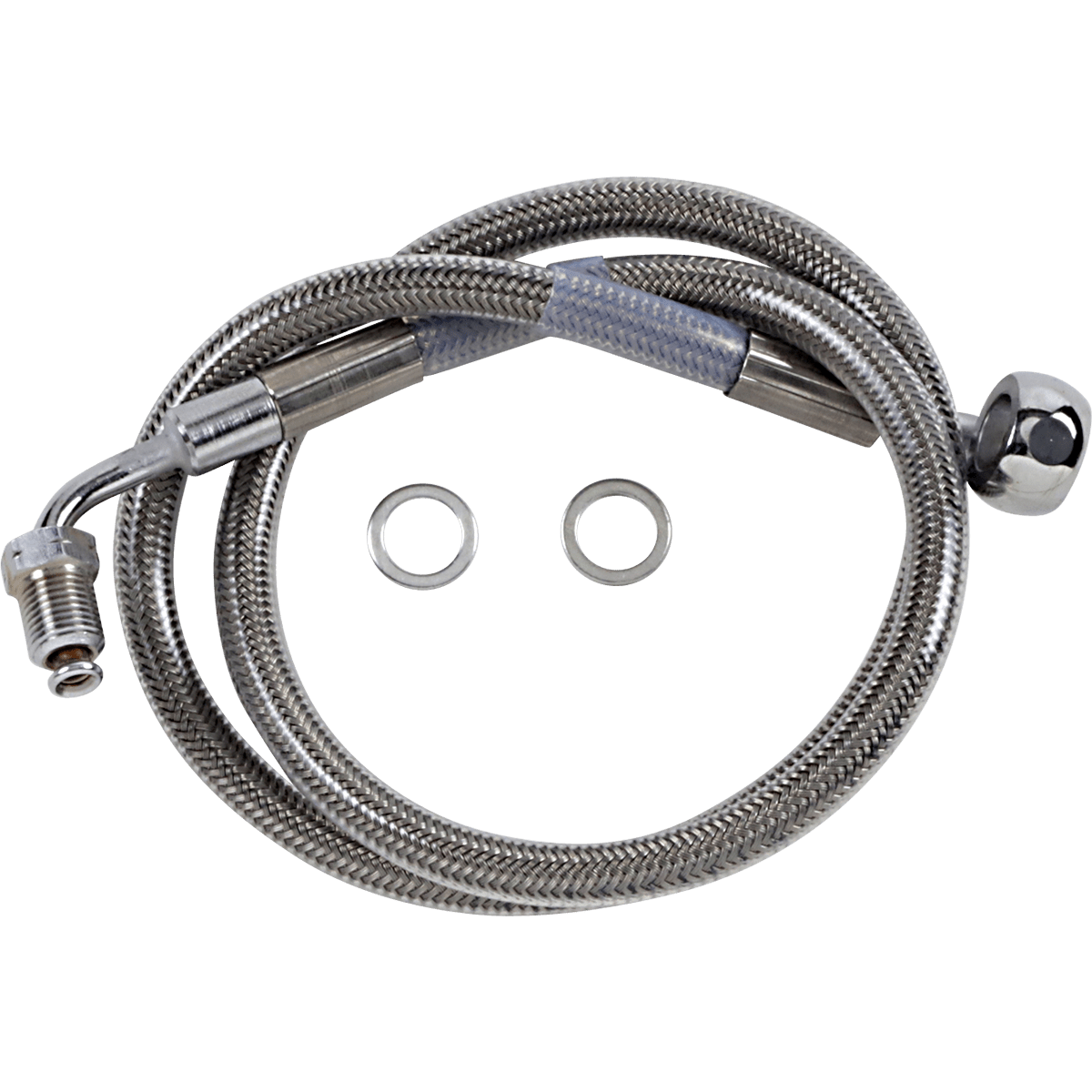 DRAG SPECIALTIES Brake Line +6" Stainless Steel '18-'21 Softail