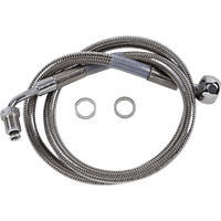 DRAG SPECIALTIES Brake Line +6" Stainless Steel '18-'21 Softail