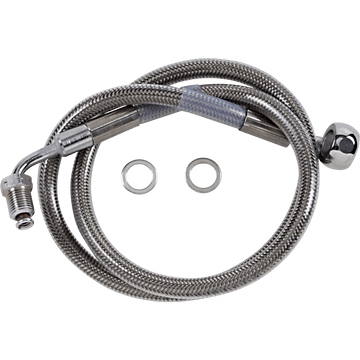 DRAG SPECIALTIES Brake Line +6" Stainless Steel '18-'21 Softail