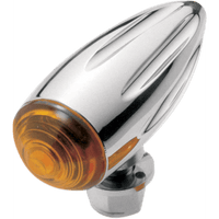 PRO-ONE PERF.MFG. Bullet Marker Light Chrome/Ball-Milled