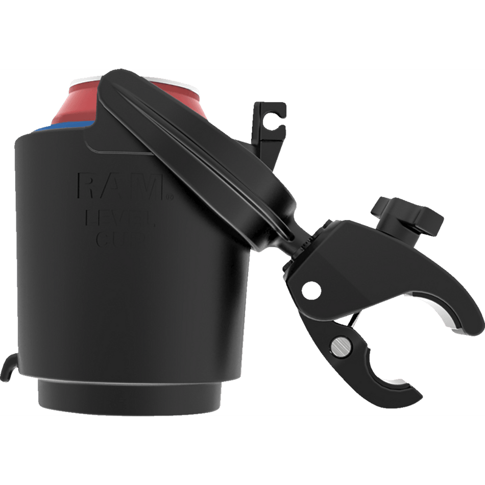 RAM MOUNTS Drink Holder Kit Tough-Claw™ Mount w/ Level Cup™