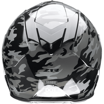 Z1R Warrant Helmet Camo Black/Gray 2XL