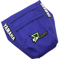 D'COR VISUALS Seat Cover Black/Green/Blue YZ '02-'21