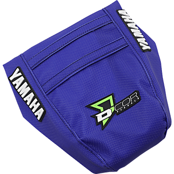 D'COR VISUALS Seat Cover Black/Green/Blue YZ '02-'21