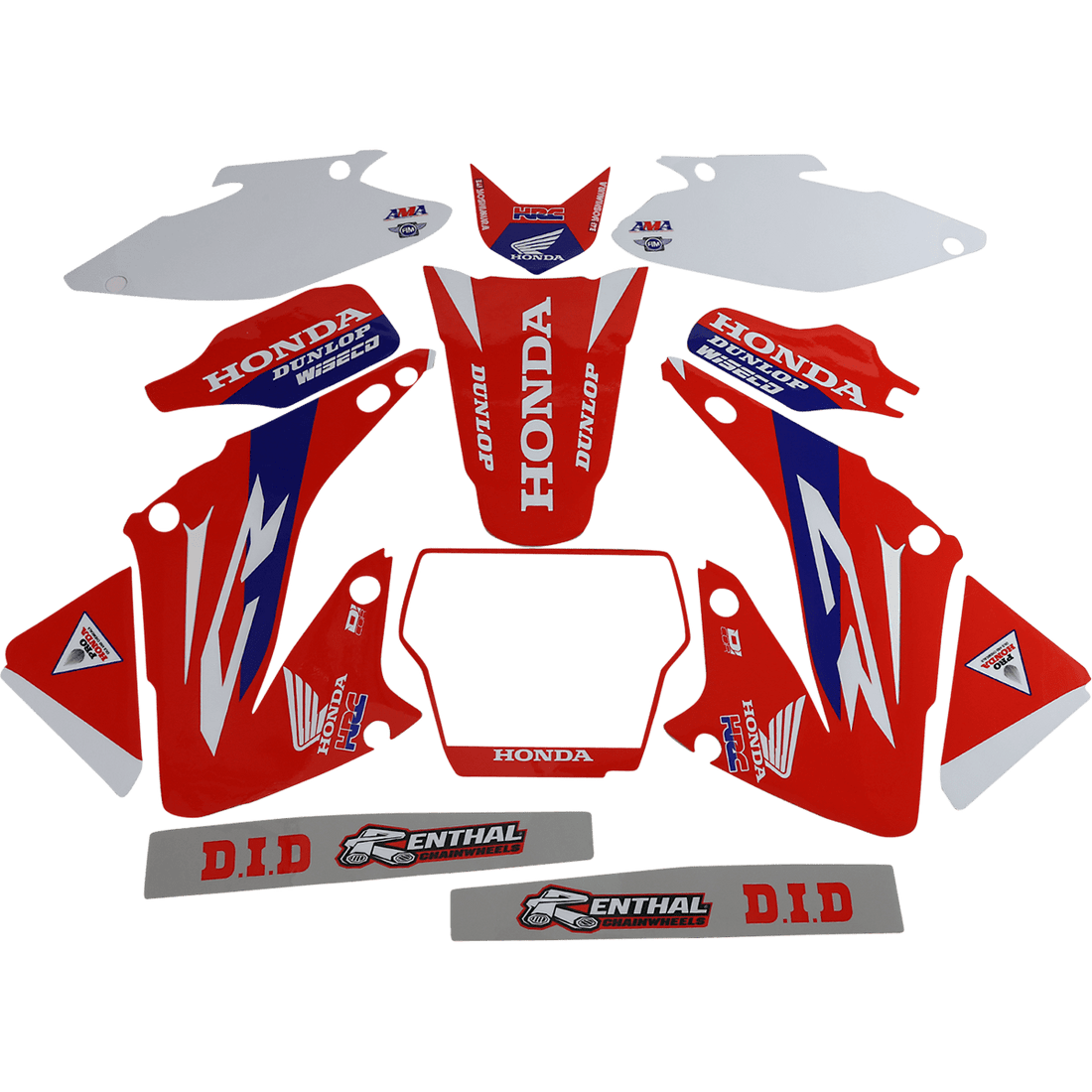 D'COR VISUALS Graphic Kit Honda HRC 2010501