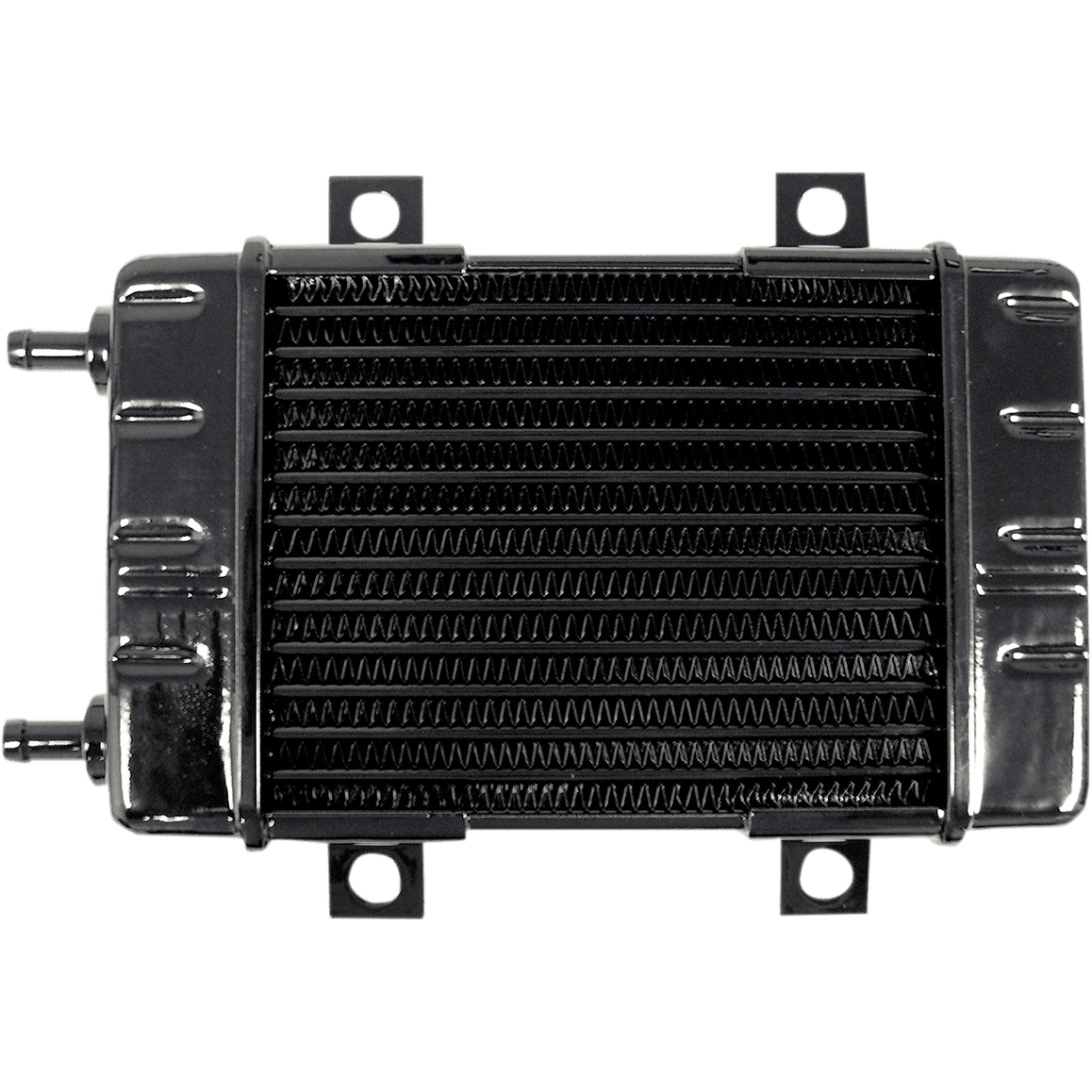 JAGG OIL COOLERS Universal Oil Cooler 14-Row Gloss Black 3080