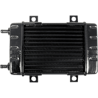 JAGG OIL COOLERS Universal Oil Cooler 14-Row Gloss Black 3080