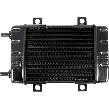 JAGG OIL COOLERS Universal Oil Cooler 14-Row Gloss Black 3080