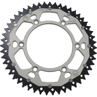 MOOSE RACING Dual Sprocket Silver 51 Tooth