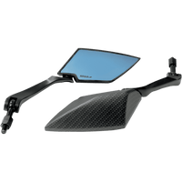 KOSO NORTH AMERICA Blue Lens Mirror Carbon Fiber/Black OA016CK6