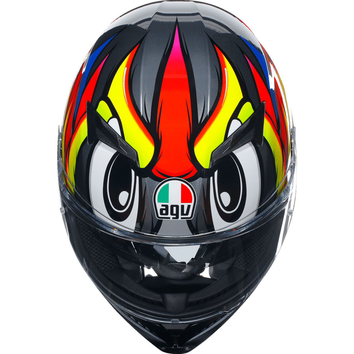 AGV K3 Helmet Birdy 2.0 Gray/Yellow/Red XL 2118381004012XL